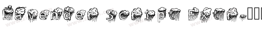 Lavender Script Extr字体转换
